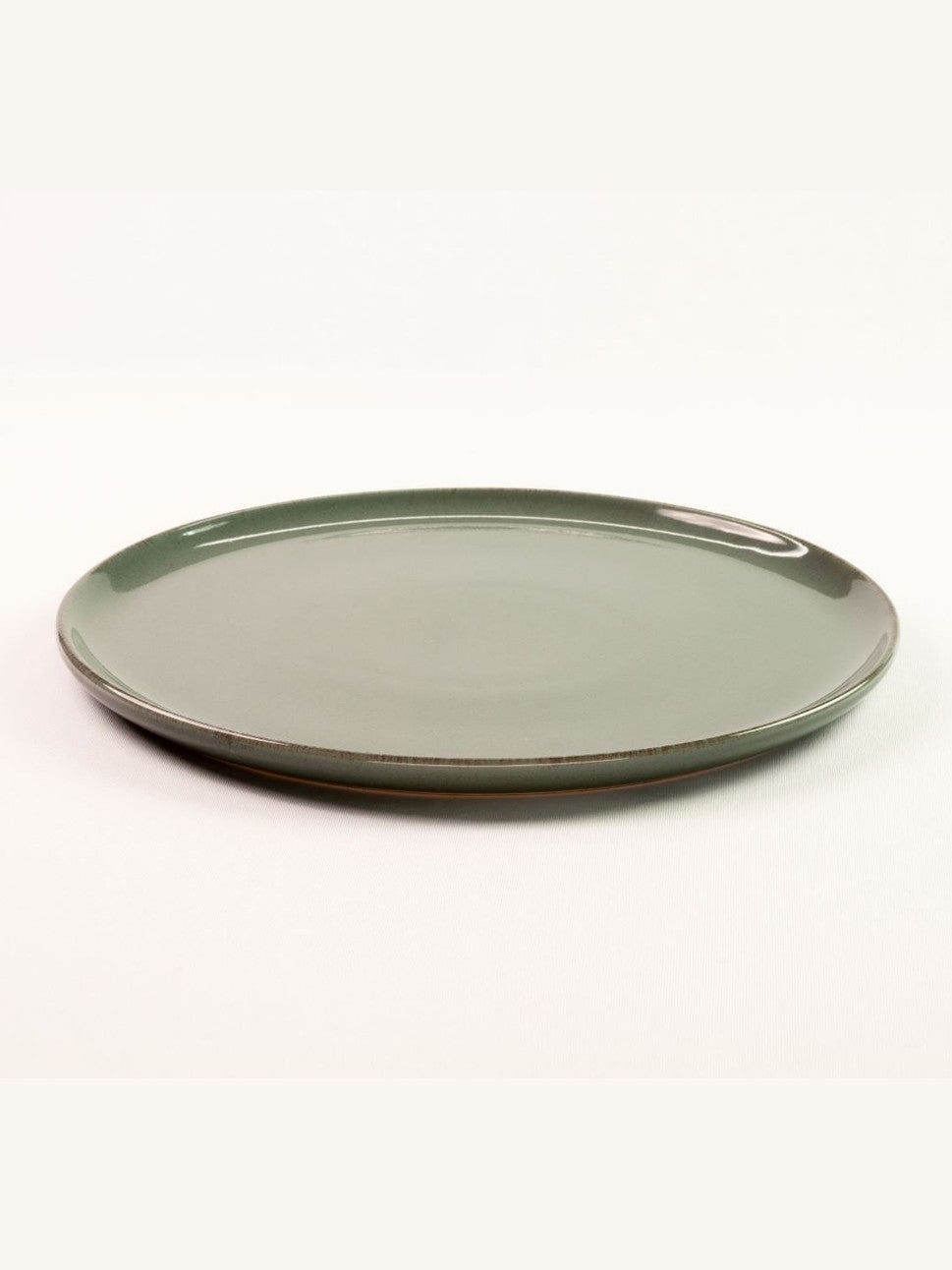 Prato Raso de Cerâmica Laguna Verde 27cm