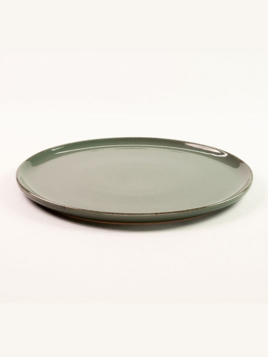 Prato Raso de Cerâmica Laguna Verde 27cm
