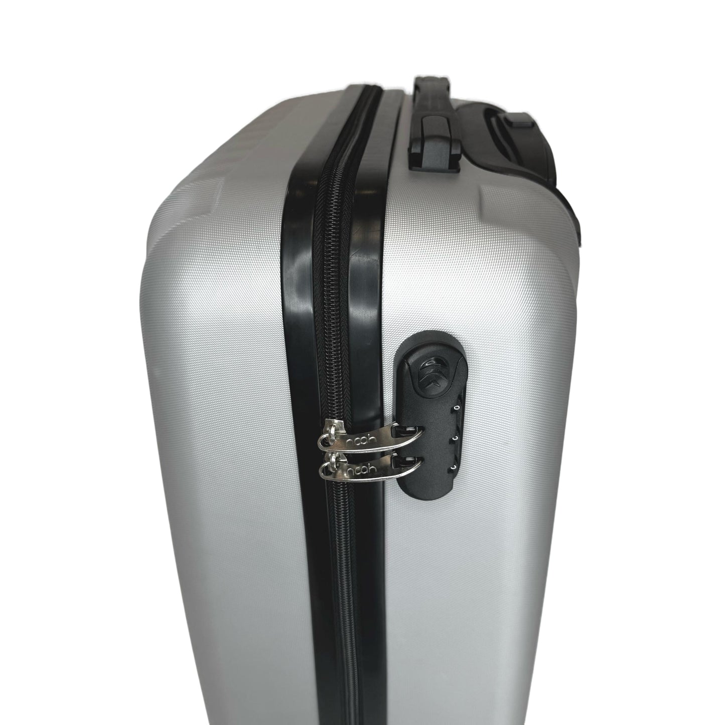 Mala De Viagem Bordo Prata ABS 10kg Pequena Resistente Cadeado Noah Home