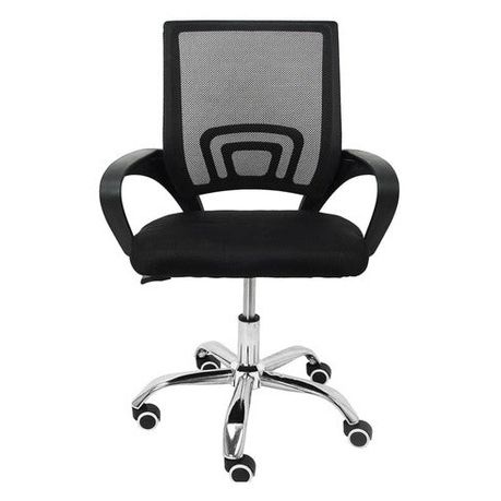 Cadeira De Escritório Viena Giratória Preta Trevalla