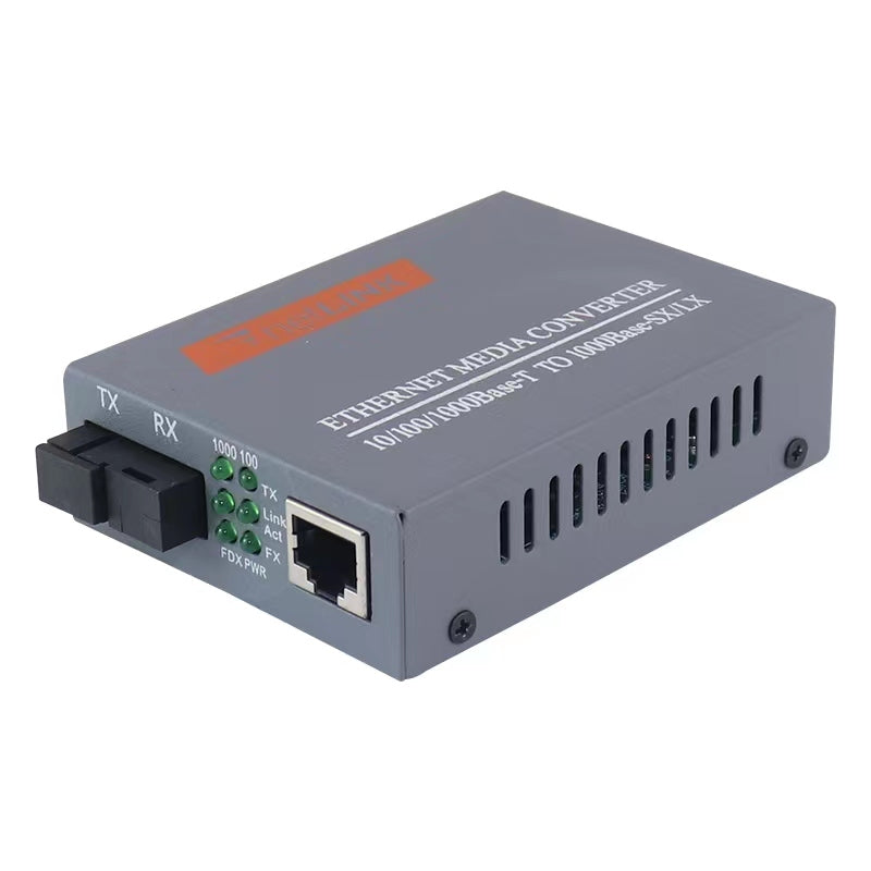 Conversor Mídia Gigabit 1000 Mb (par A + B) Fibra Óptica