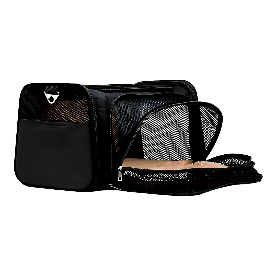 BOLSA PET EXPANSÍVEL PARA TRANSPORTE VIAGEM DE AVIÃO