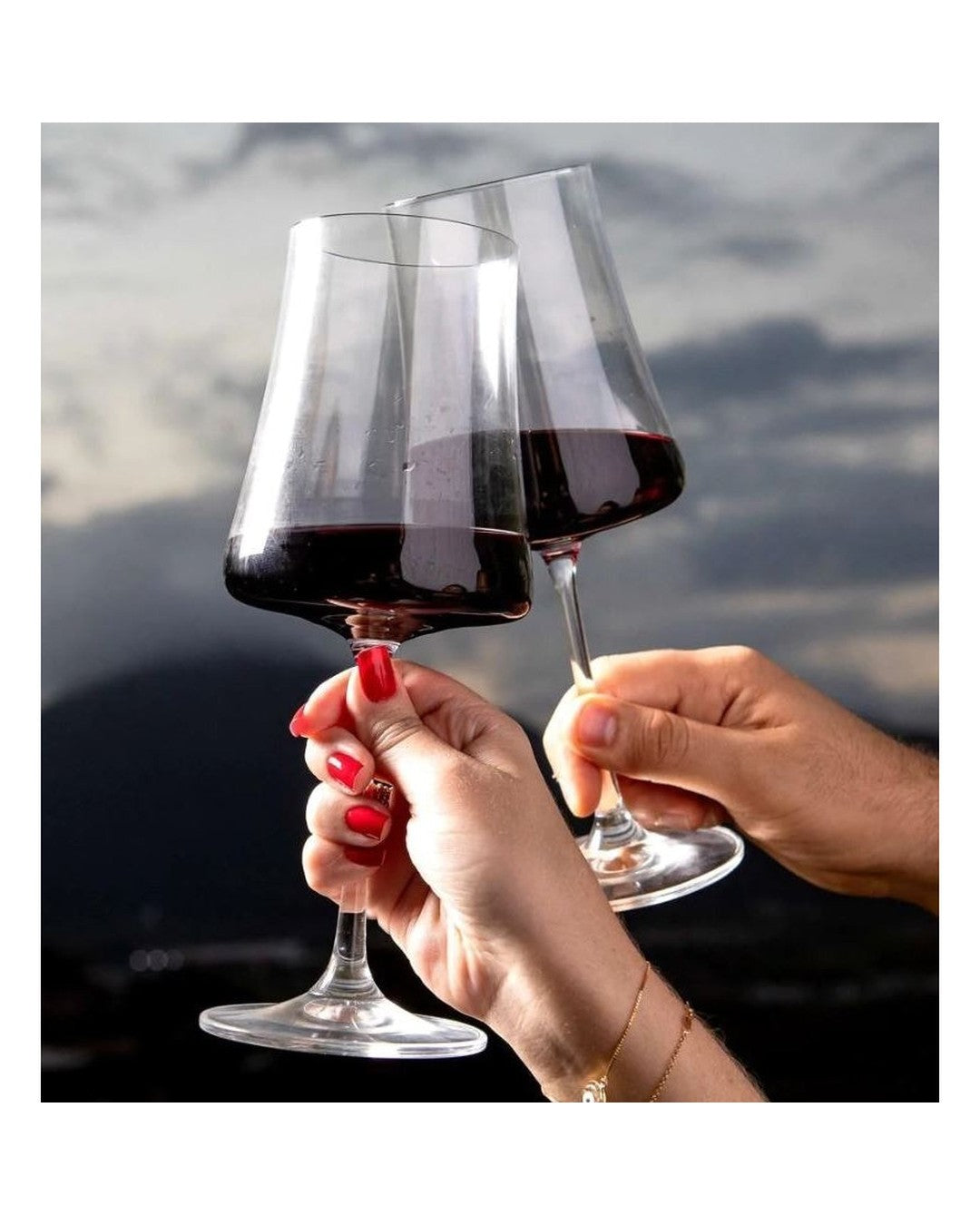 Jogo 6 Taças De Vinho Xtra Luxo Cristal Bohemia - 560ml