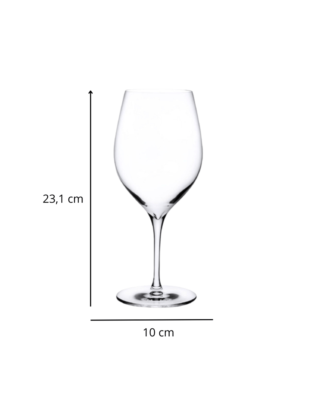 Taça De Cristal Para Vinho Terroir 670ml - Nude