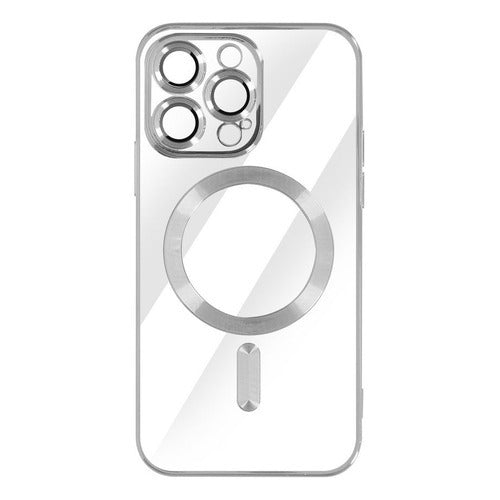 Capa Case Capinha Anti Impacto Magsafe P/ iPhone 14 Pro Max Cinza