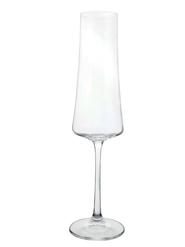 Jogo 2 Taças Para Champagne Luxo Cristal Bohemia - 210ml