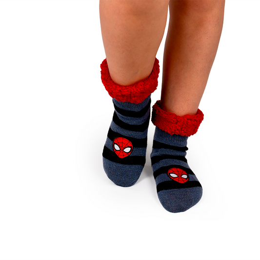 PAR MEIA INFANTIL MARVEL HOMEM ARANHA - OFICIAL DISNEY