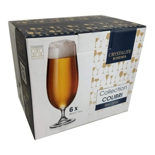 Taça para Cerveja Chopp Lara Cristal Bohemia - 380ml