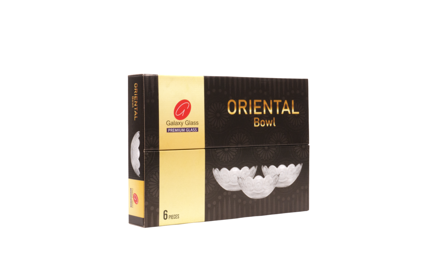 JOGO 6 PEÇAS DE SOBREMESA ORIENTAL - 300ML