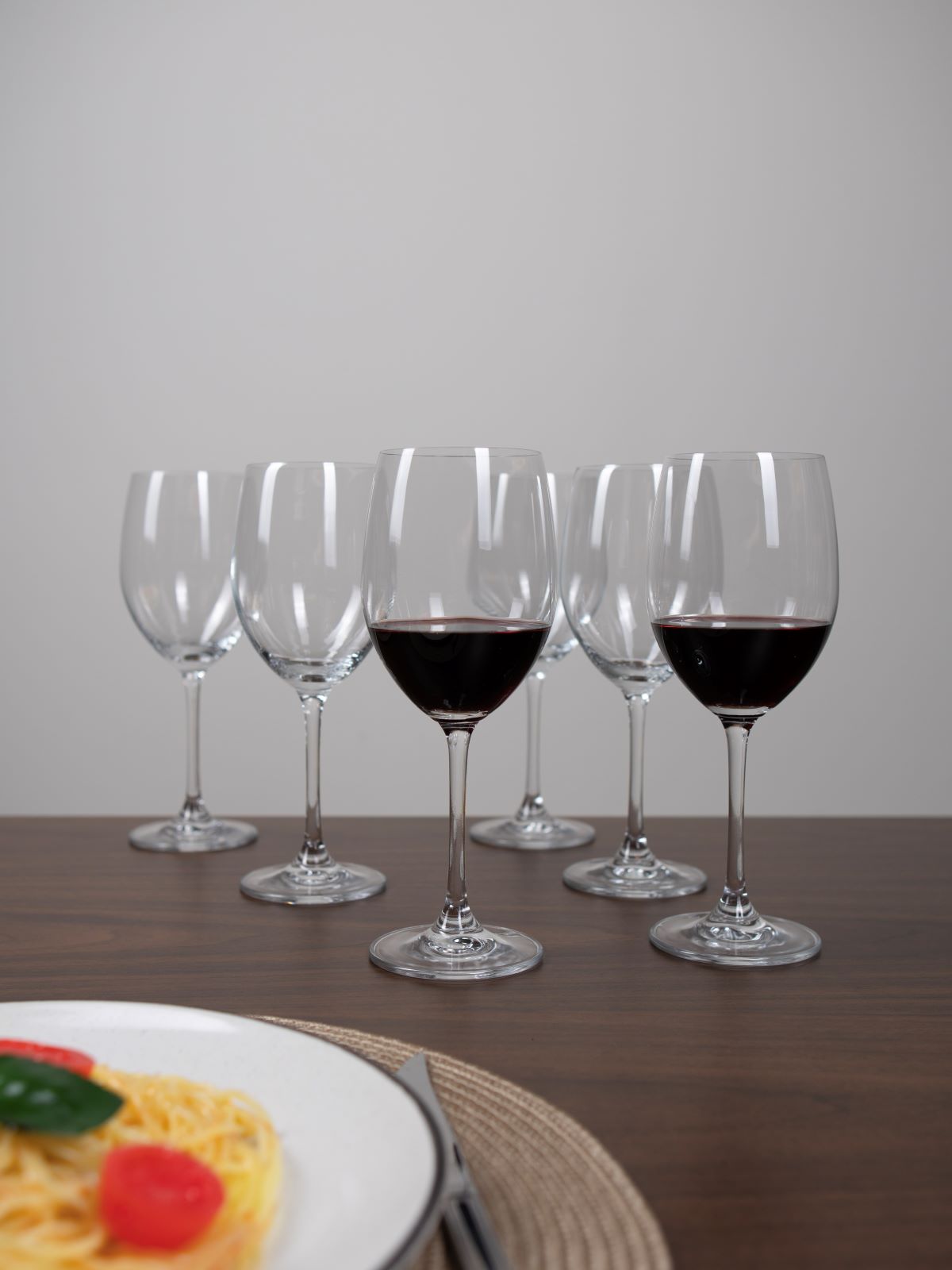 Jogo 6 Taças de Vidro Para Vinho - 525ML