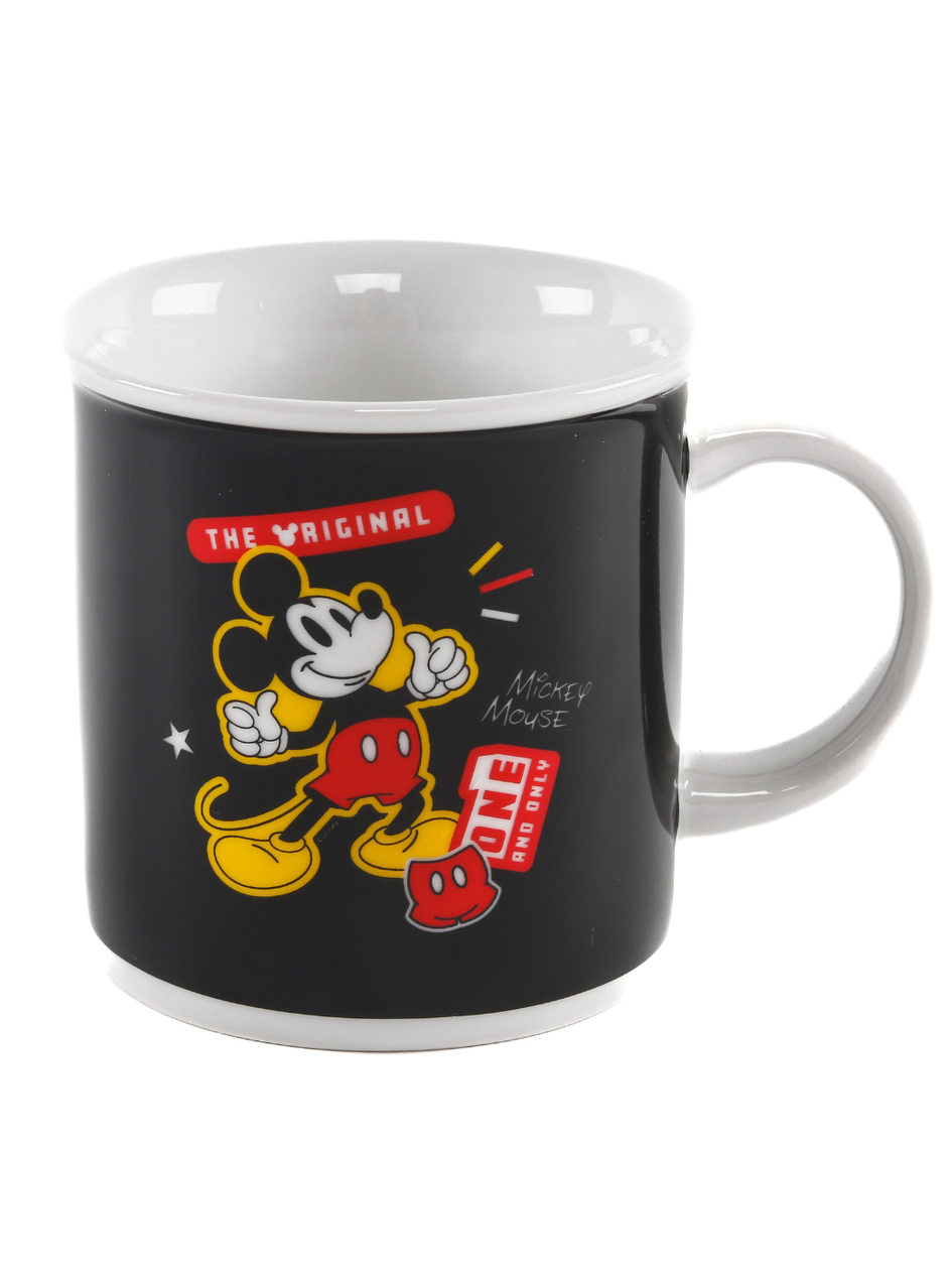 Caneca De Porcelana Retrô Mickey 300ml Licenciada Disney