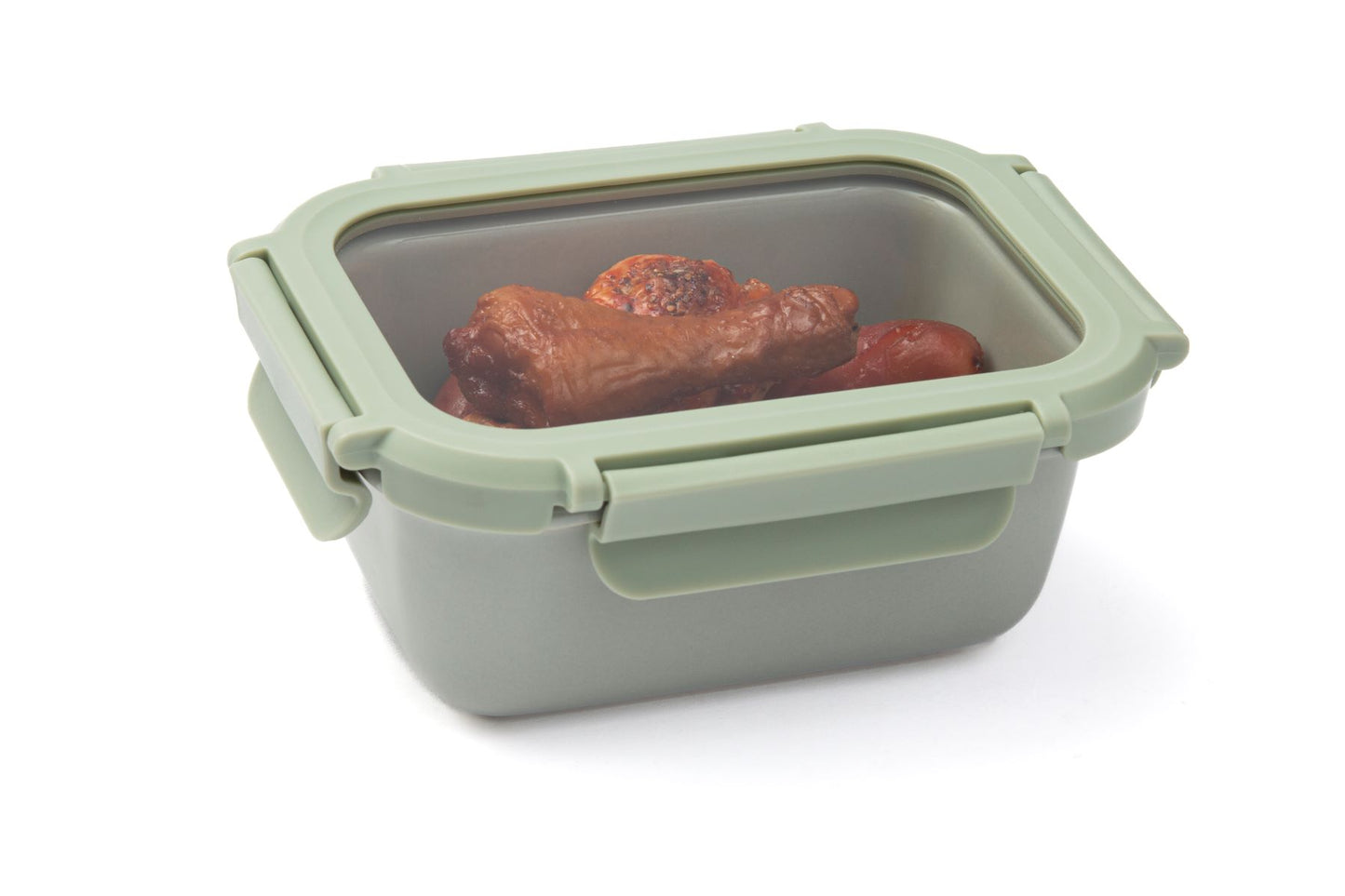 POTE HERMÉTICO DE CERÂMICA RESISTENTE A FORNO E FREEZER COR MENTA - 450ML