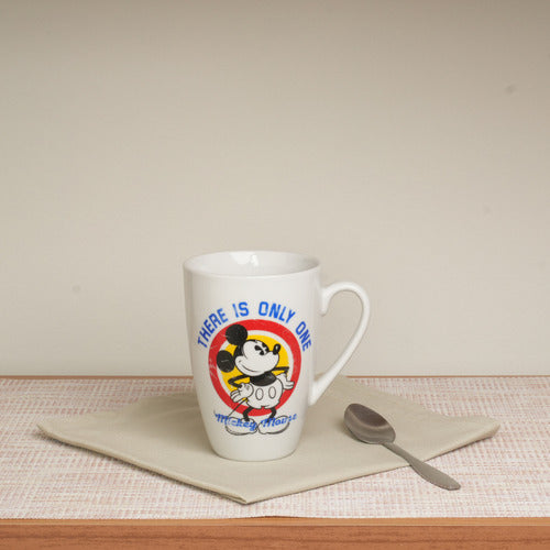 Caneca Porcelana Mickey Only One 350ml Licenciada Disney