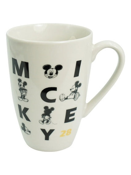 Caneca De Porcelana Mickey Letras 350ml Disney