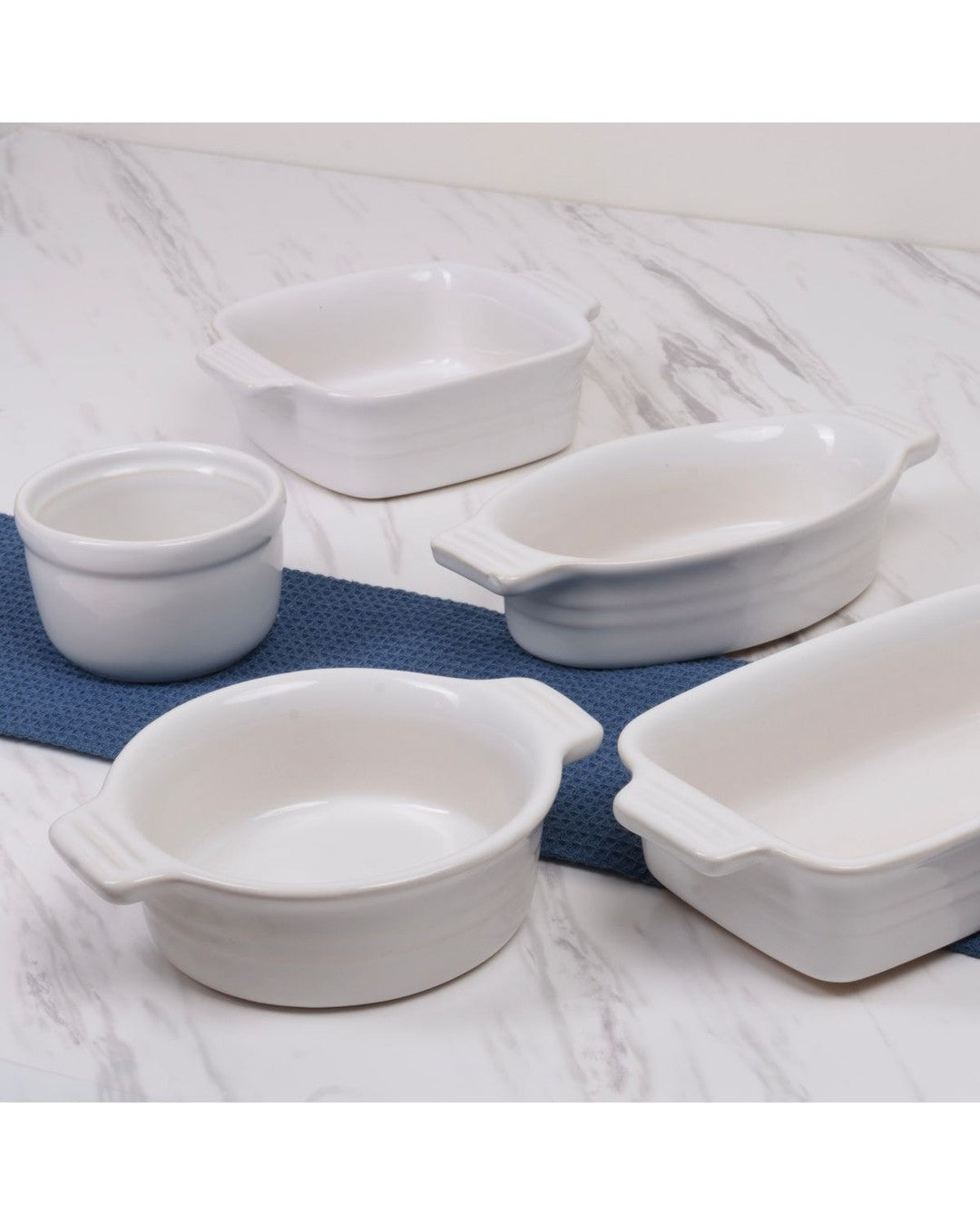 Travessa Oval Porcelana Branca Linha Évora - 320ml