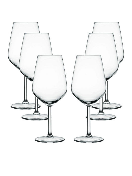 Jogo de 6 Taças de Vidro para Vinho Pasabahçe - 445ml