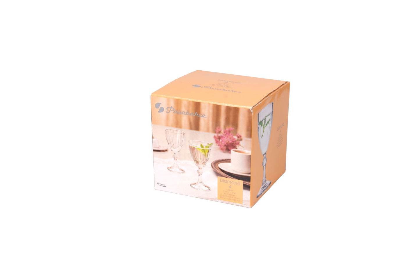 Jogo 4 Taças Para Licor Diamond de Vidro Pasabahce - 49ml