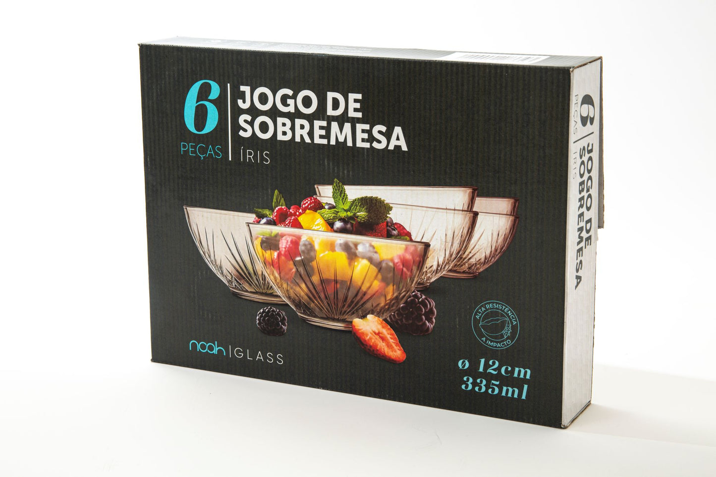 JOGO 6 PEÇAS DE SOBREMESA ÍRÍS - 335ML