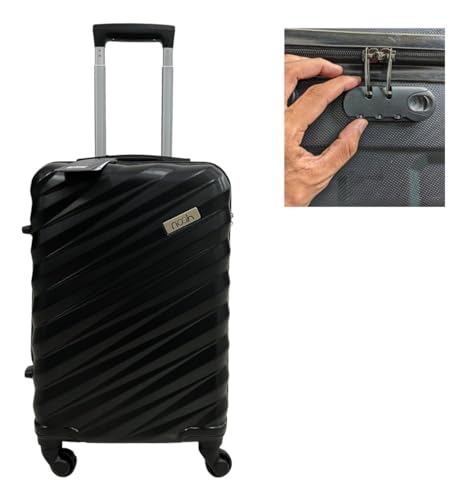 Mala De Viagem Bordo Preta 10kg Pequena Resistente Noah Home