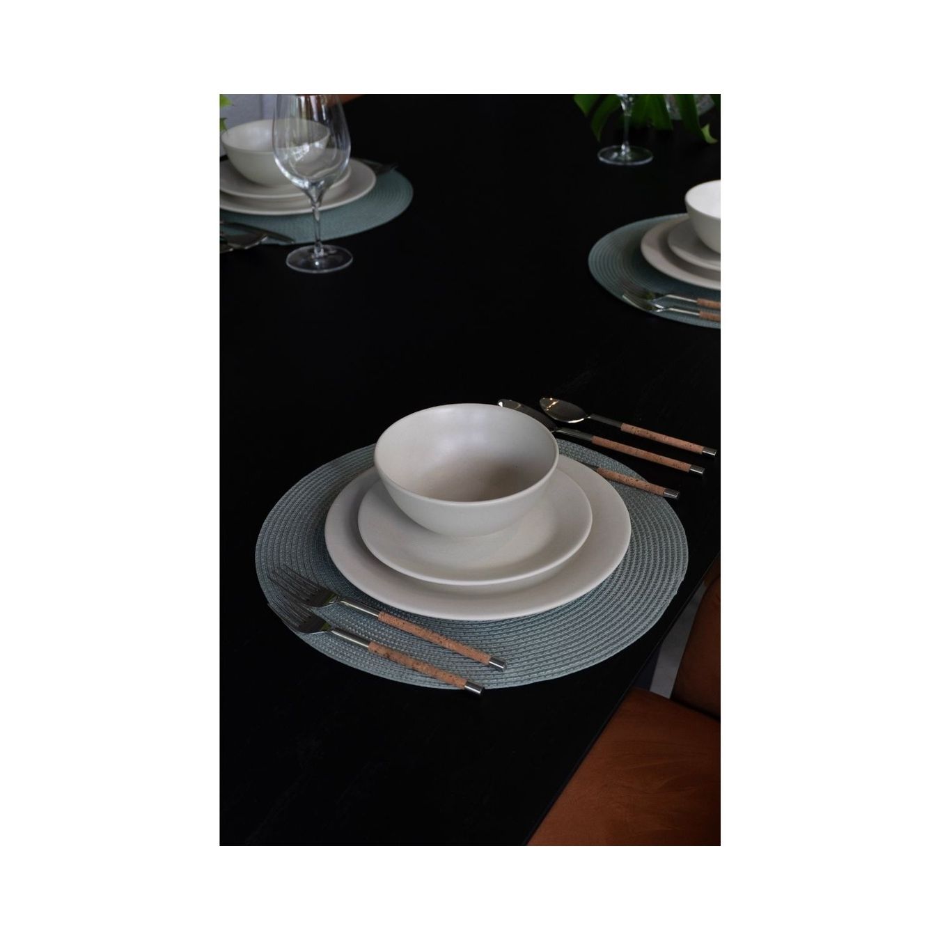 JOGO DE JANTAR MARISCAL AREIA DE CERÂMICA 20PCS