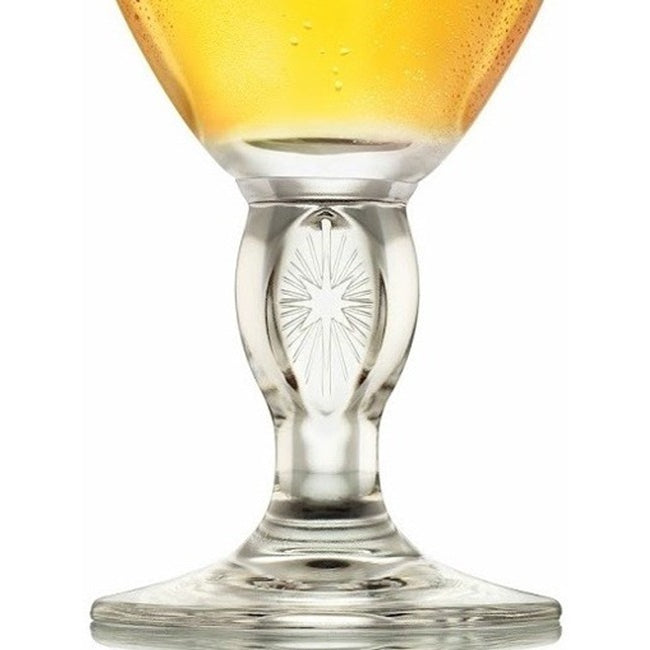 Jogo 4 Taças De Cerveja Stella Artois 250ml Ambev Copo Borda Dourada Cálice