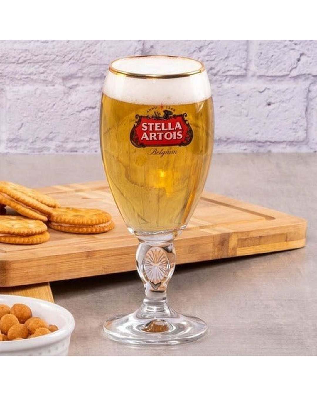 Jogo 2 Taças Ambev Stella Artois Belgium De 250ml