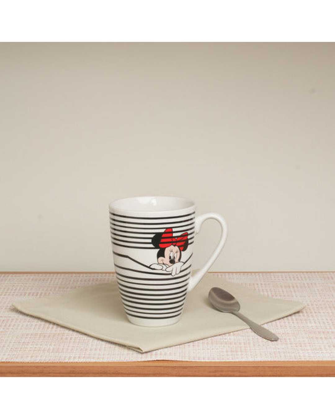 Kit 6 Canecas Porcelana Diversas Mickey e Minnie - 350ml