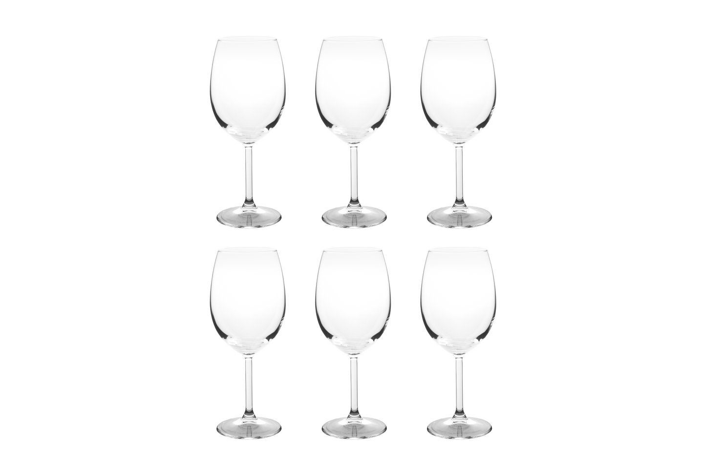 JOGO 6 TAÇAS PARA VINHO SIDEIRA DE VIDRO PASABAHÇE - 440ML