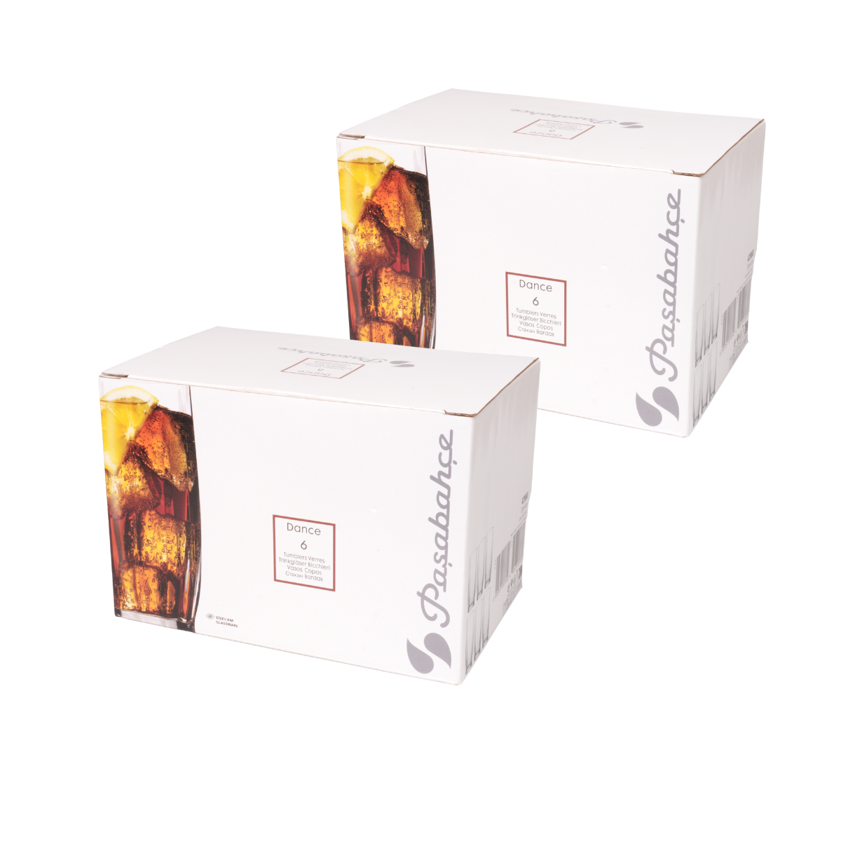 Jogo 12 Copos Long Drink Dance de Vidro Pasabahce - 320ml