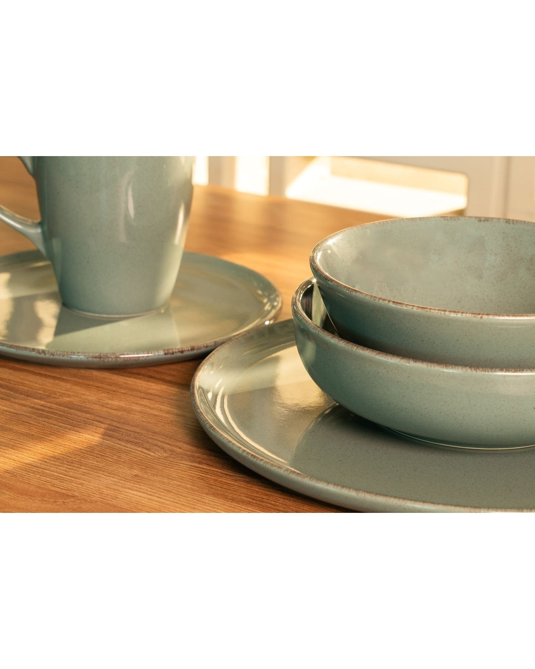 Jogo 6 Bowls de Cerâmica Laguna Verde - 16 CM