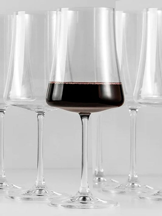 Jogo 6 Taças De Vinho Cristal Bohemia Xtra 460ml Luxo Cristalex
