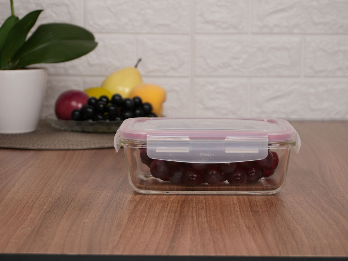 Kit 4 Potes Herméticos Vidro Borossilicato Tamanhos Variados