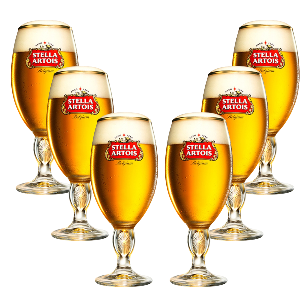 Jogo 6 Taças Cerveja Stella Artois 250ml Licenciado Ambev