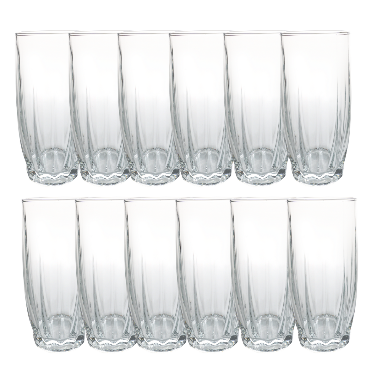 Jogo 12 Copos Long Drink Dance de Vidro Pasabahce - 320ml