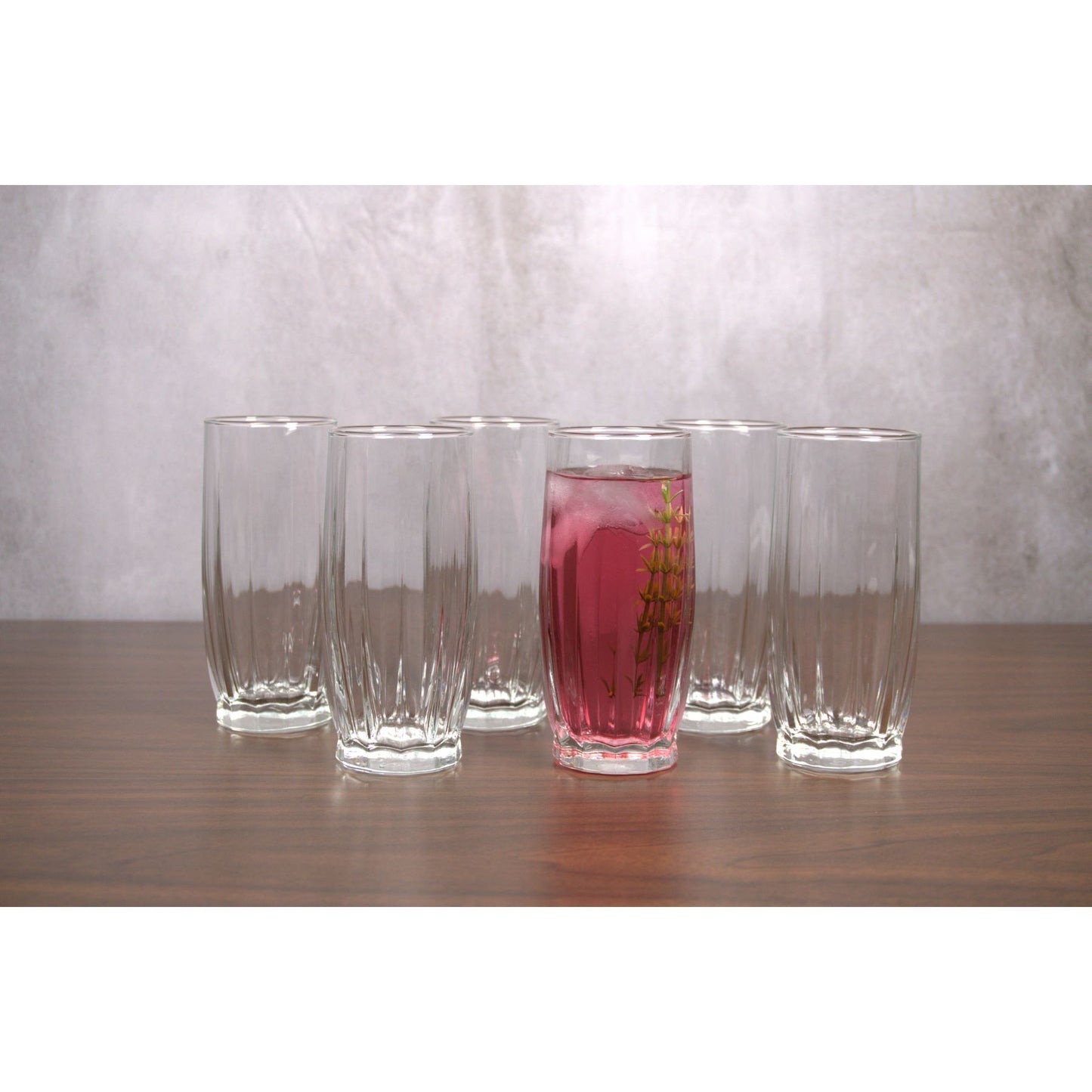 Jogo 12 Copos Long Drink Dance de Vidro Pasabahce - 320ml