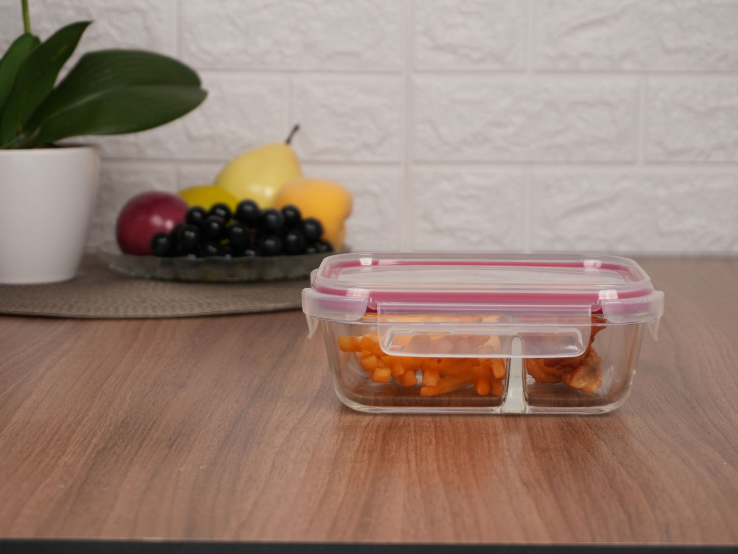 Kit 4 Potes Herméticos Vidro Borossilicato Tamanhos Variados