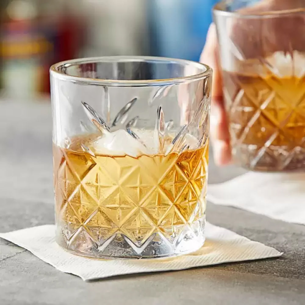 Jogo 4 Copos de Vidro para Whisky Timeless Pasabahçe - 345ml