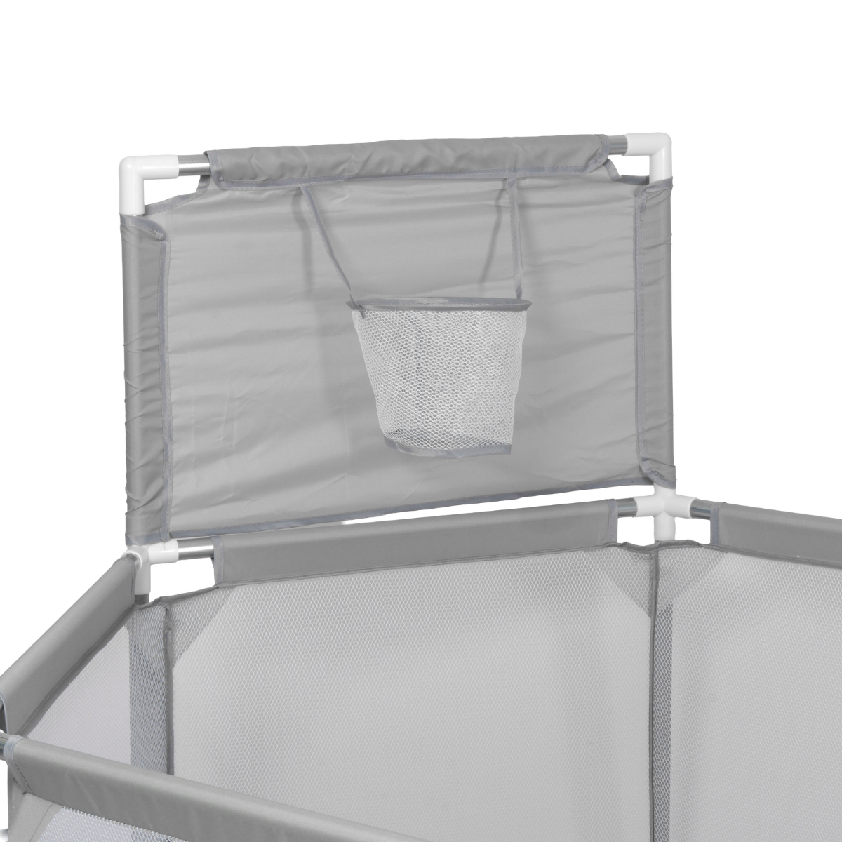 Cercado Infantil Hexagonal com Cesta Basquete Cinza - 125cm