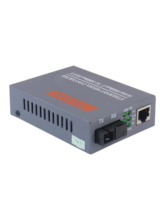 Conversor Mídia Gigabit 1000 Mb (par A + B) Fibra Óptica
