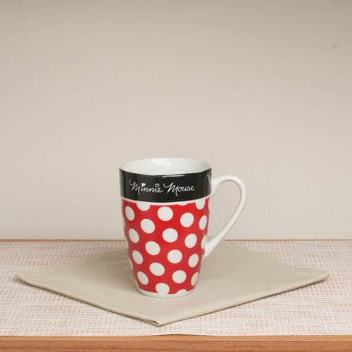 Caneca Porcelana Roupa Da Minnie 350ml Licenciada Disney