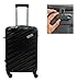 Mala De Viagem Bordo Preta 10kg Pequena Resistente Noah Home