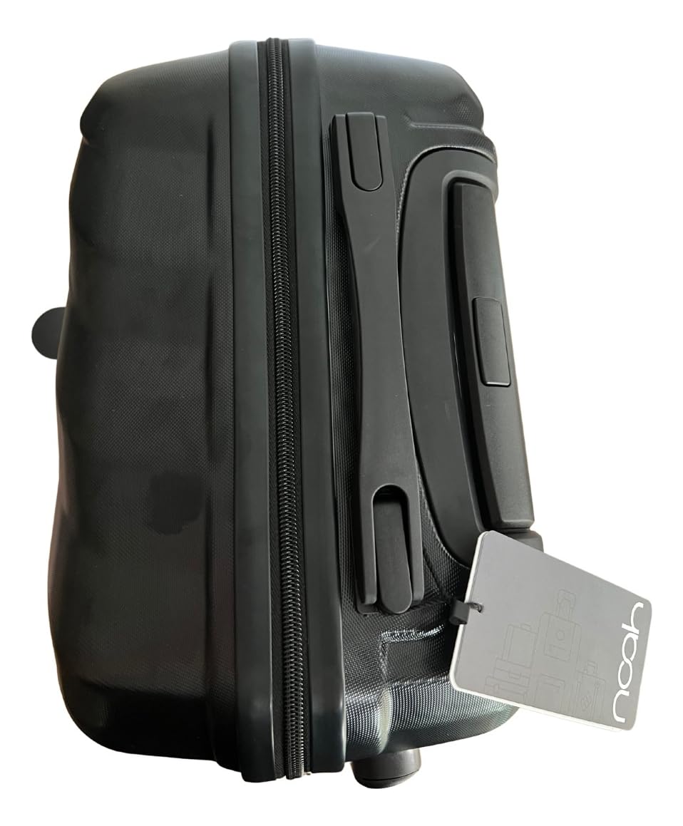 Mala De Viagem Bordo Preta 10kg Pequena Resistente Noah Home