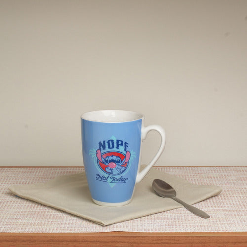 Caneca De Porcelana Stitch 350ml Licenciada Disney