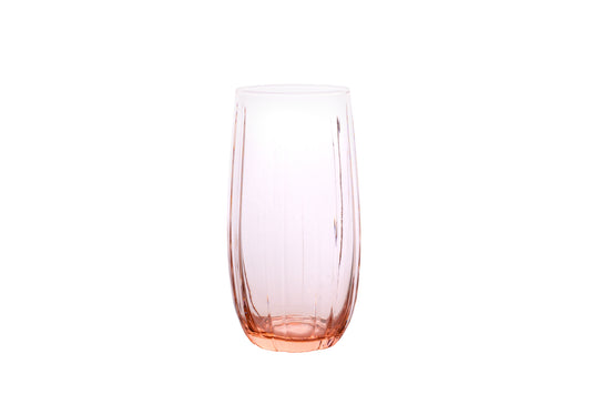Copo Long Drink Linka de vidro Cor Rosê Pasabahçe - 500ml
