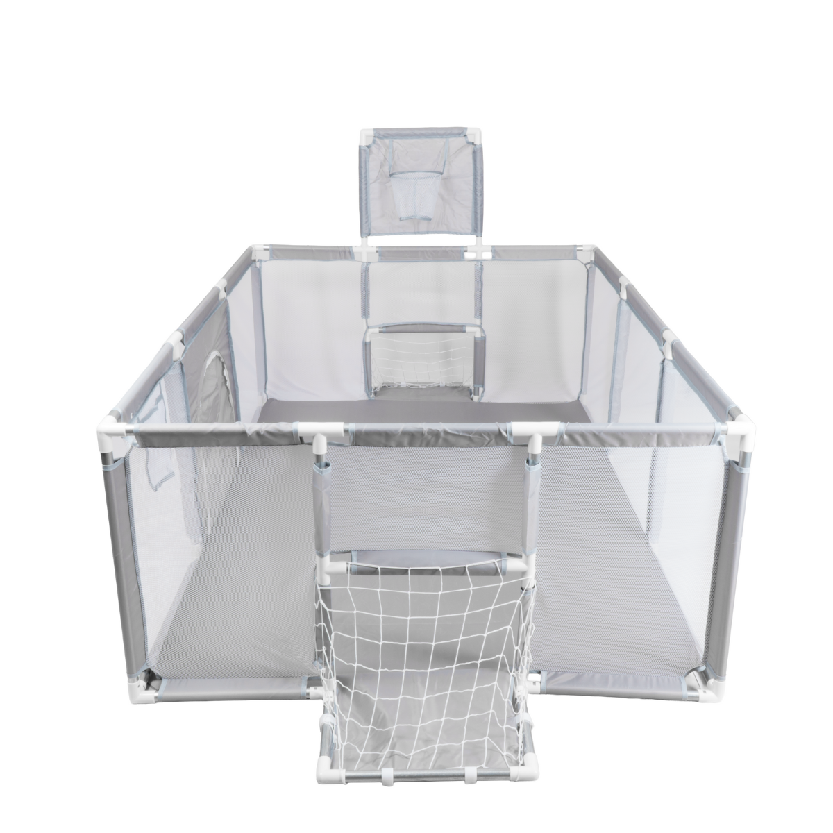 Cercado Chiqueirinho Quadra Futebol e Basquete Cinza - 220cm