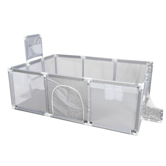 Cercado Chiqueirinho Quadra Futebol e Basquete Cinza - 220cm