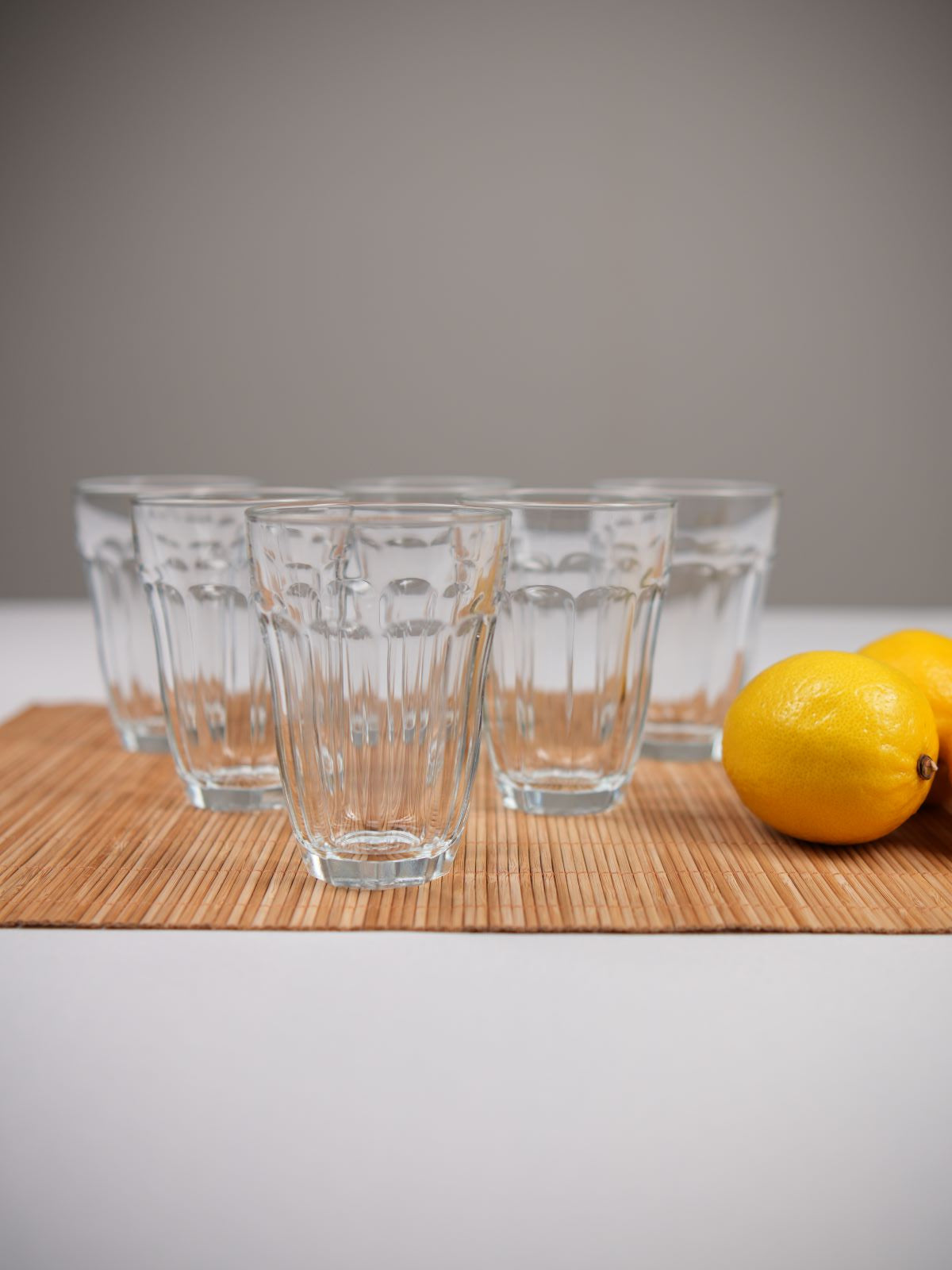 Jogo 6 Copos para Água Baroque de Vidro Pasabahçe - 220ml