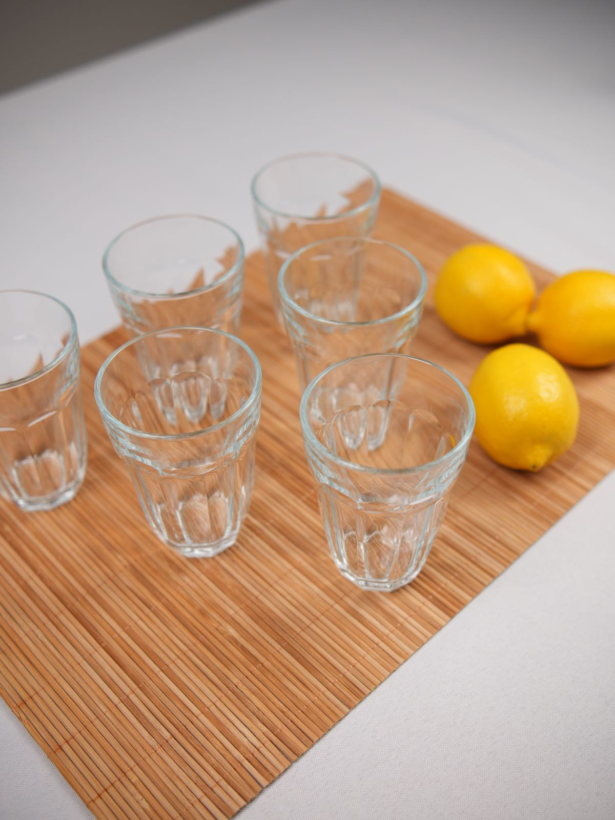 Jogo 6 Copos para Água Baroque de Vidro Pasabahçe - 220ml