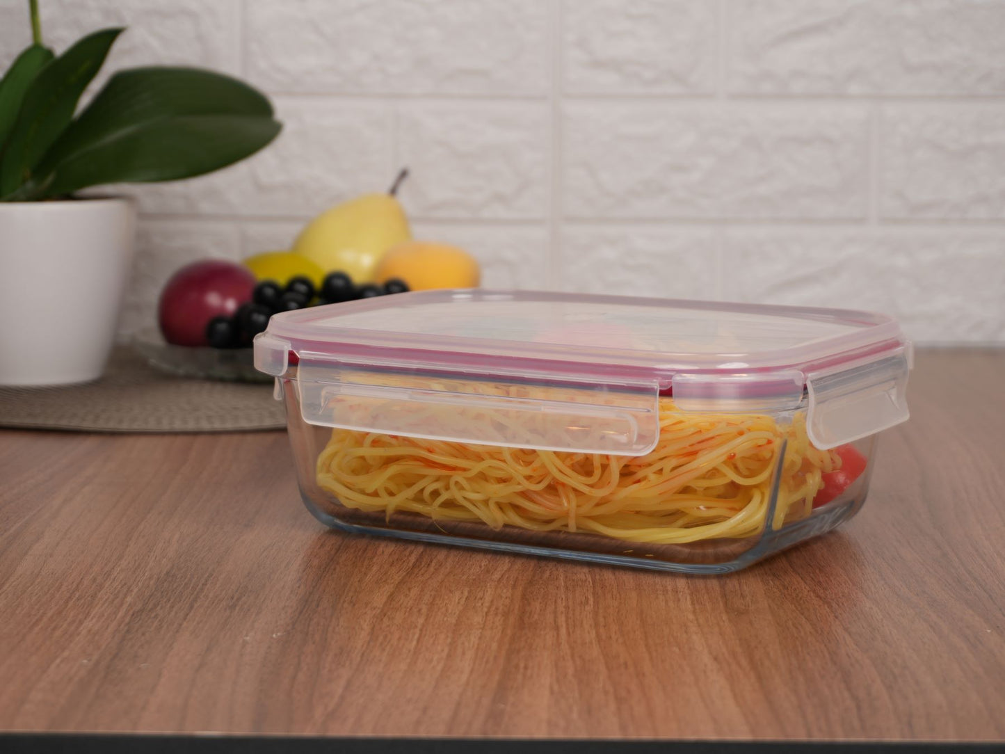Pote Borossilicato Hermético Transparente - 1,5L