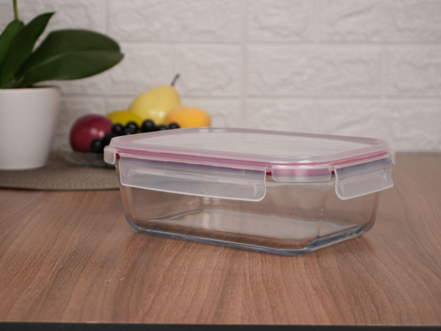 Pote Borossilicato Hermético Transparente - 1,5L